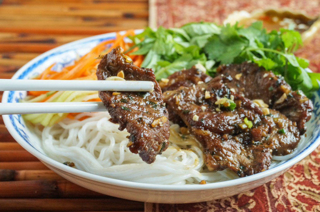 Rice Vermicelli with Grilled Pork (Bun Thit Nuong)